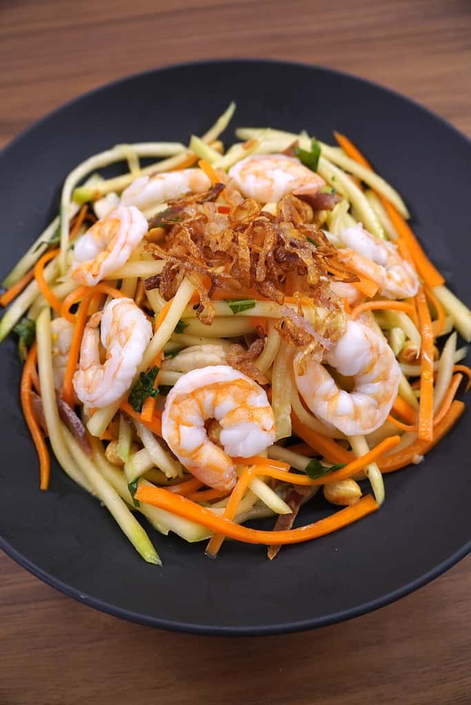 Vietnamese mango salad