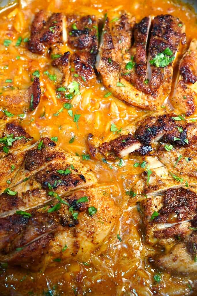 Marry Me Chicken Orzo