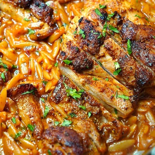 Marry Me Chicken Orzo