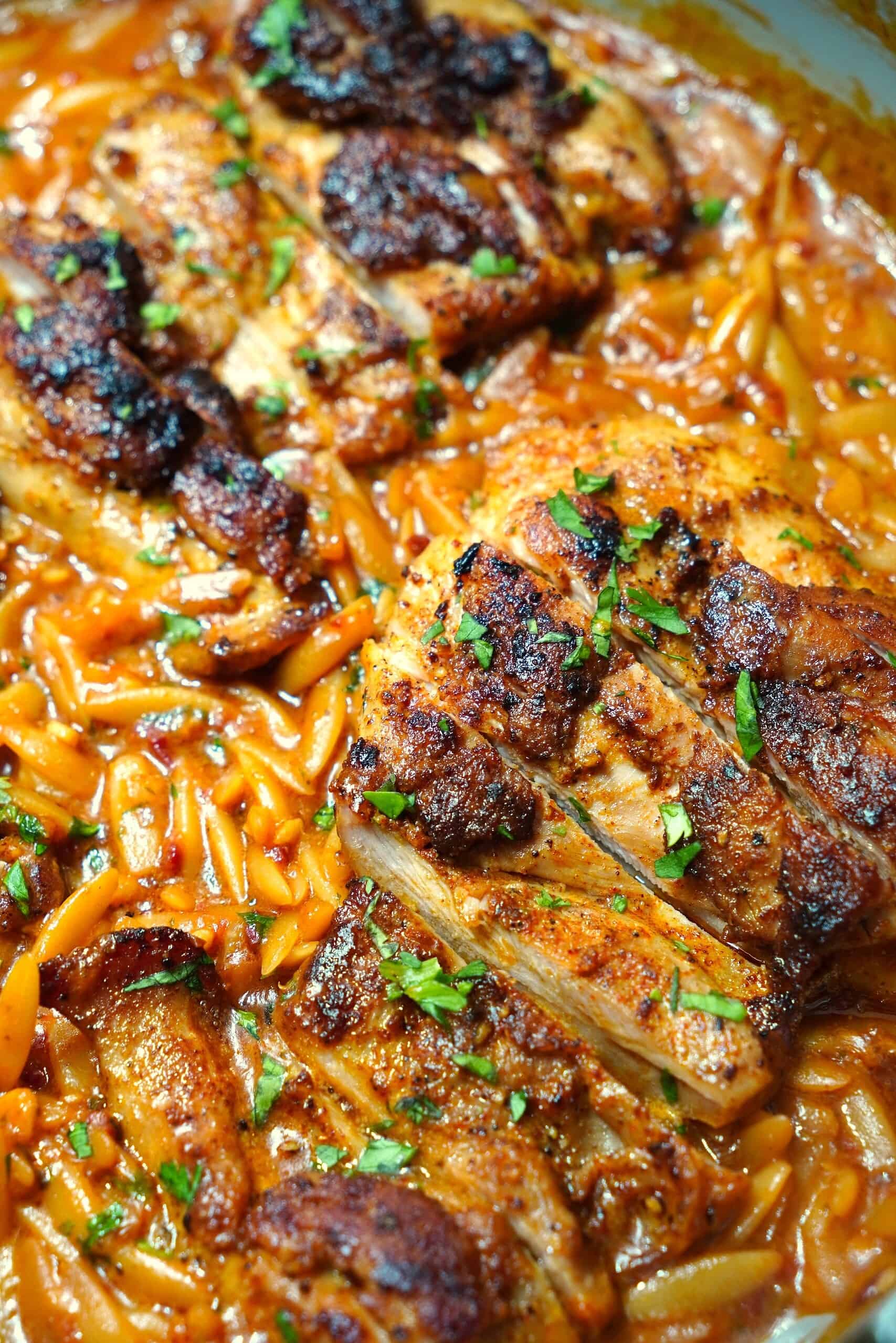 Marry Me Chicken Orzo