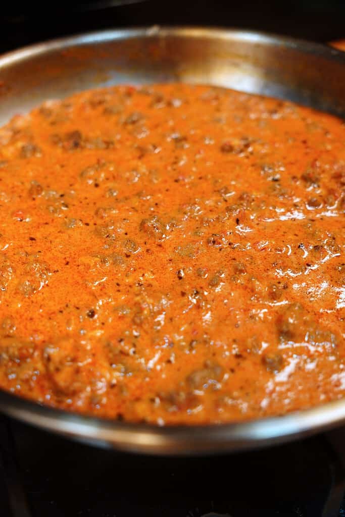 Creamy Beef Pasta Sauce