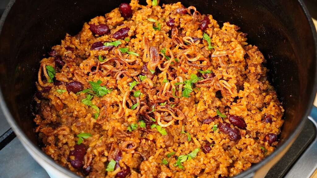 One Pan Chili Rice