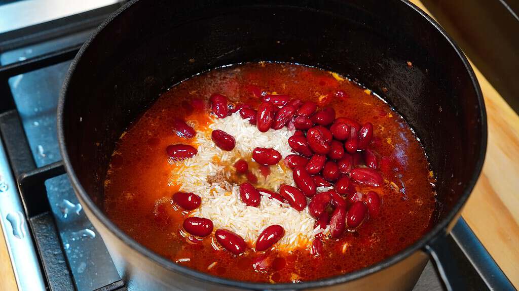One pan chili rice