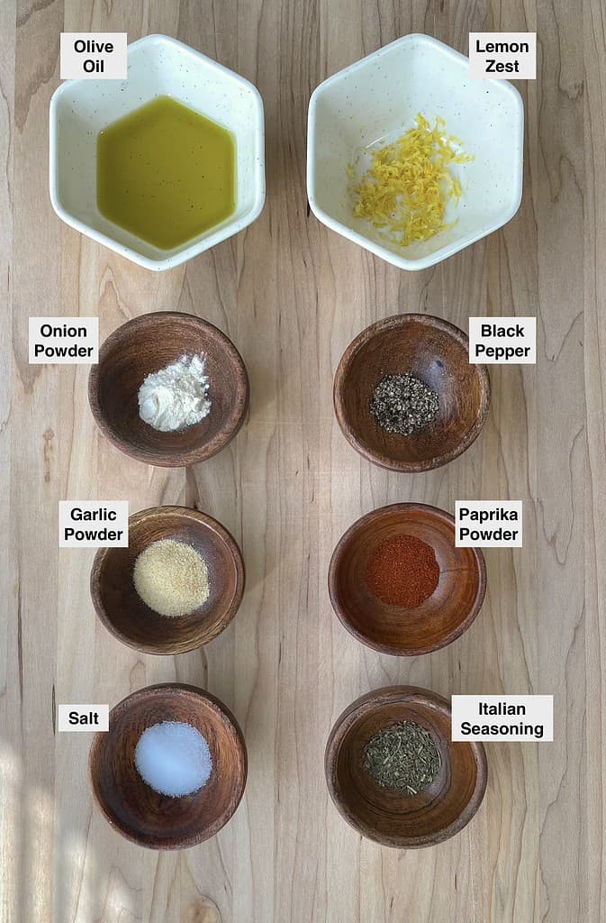 Garlic Parmesan Chicken Skewers Ingredient