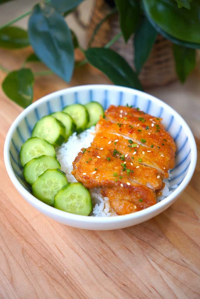 Sweet and sour chicken thighs