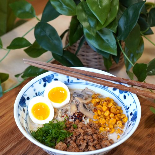 Creamy Ramen Noodles Soup