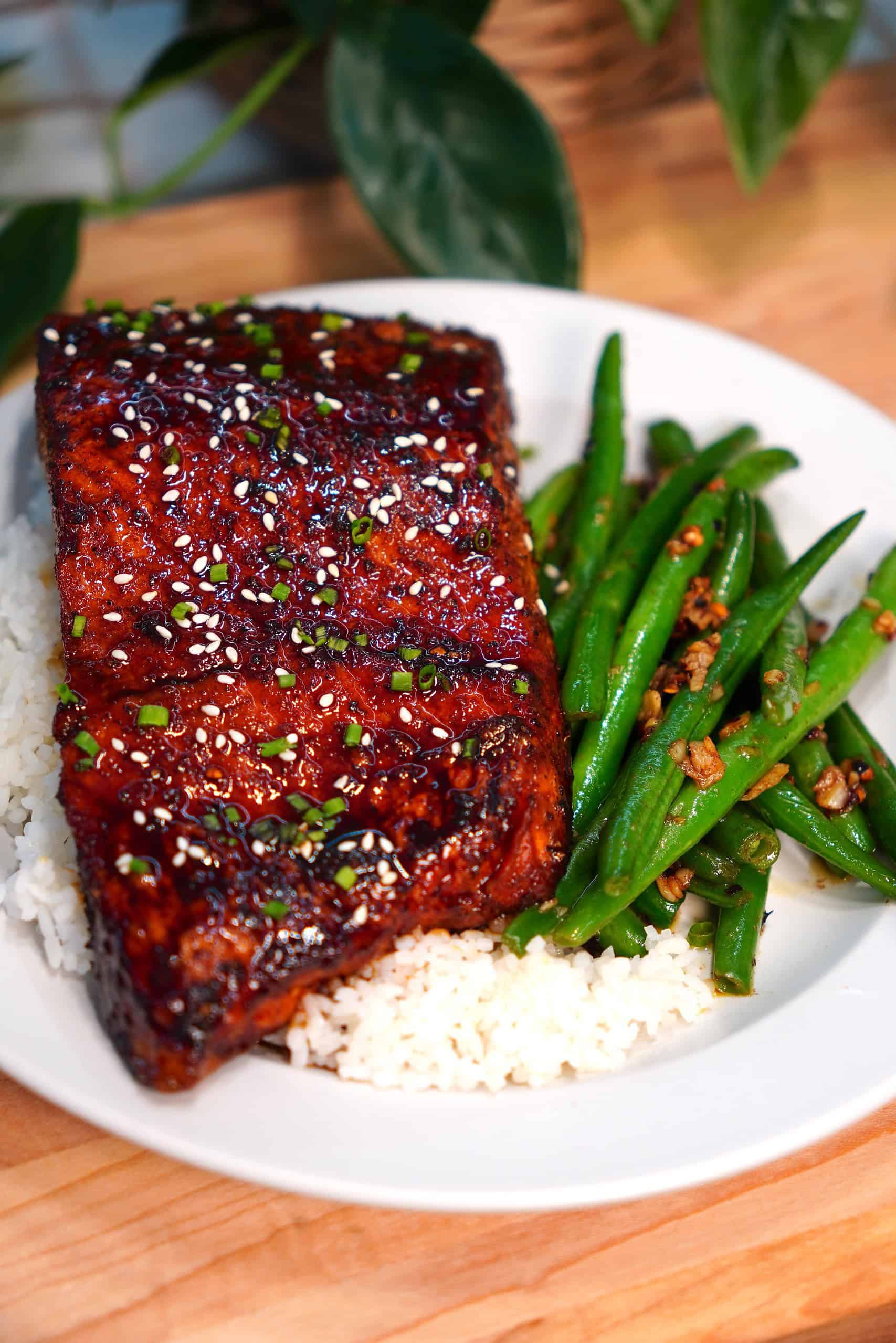 Soy Honey Glazed Salmon