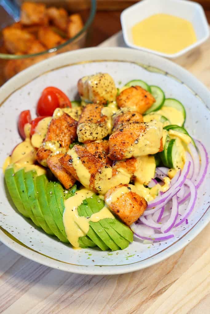 Bang Bang Salmon Salad