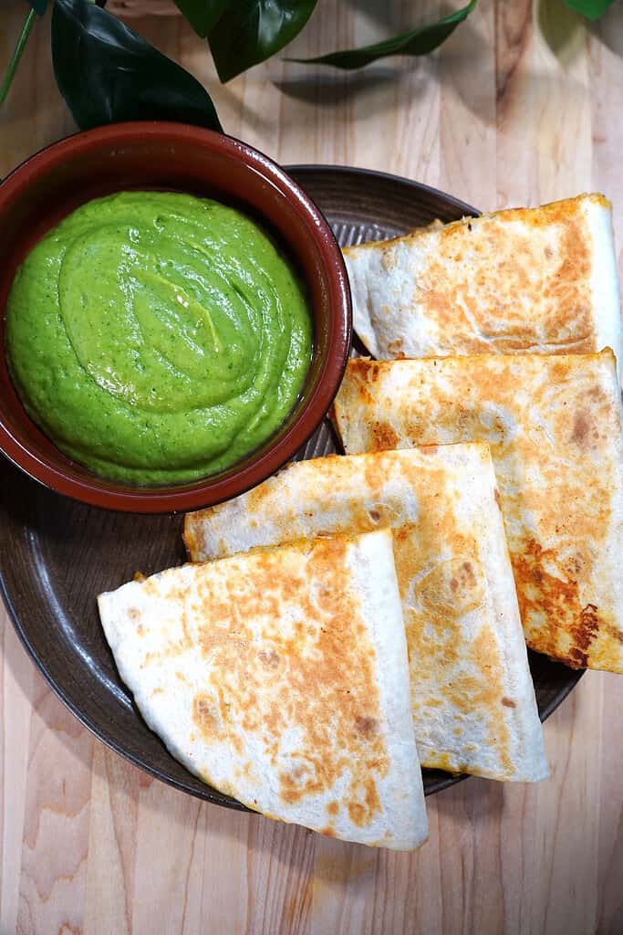 Shredded Chicekn Quesadilla