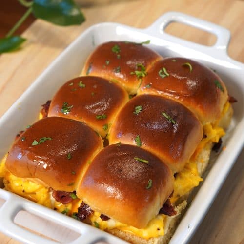 Cheesy Breakfast Sliders