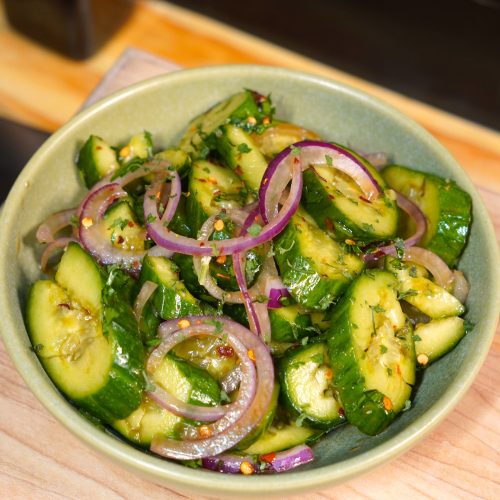 Crushed Cucumber Salad