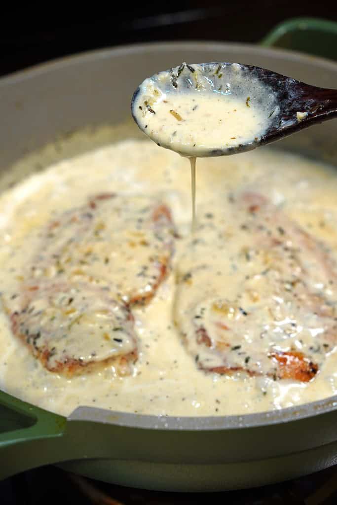 White Cream Sauce For Chicken