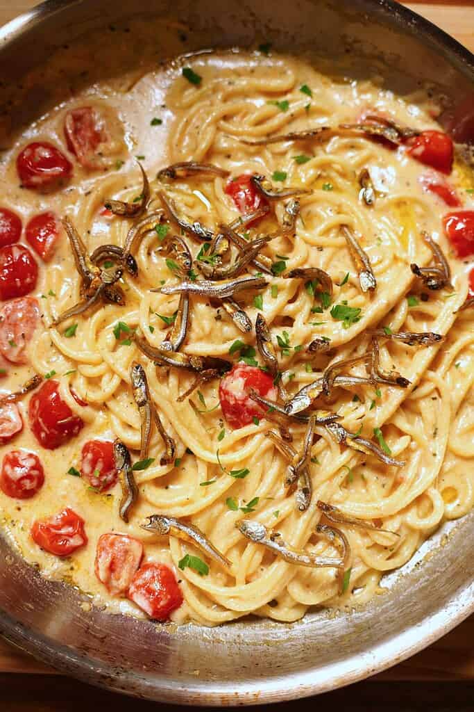 Cashew Alfredo Pasta